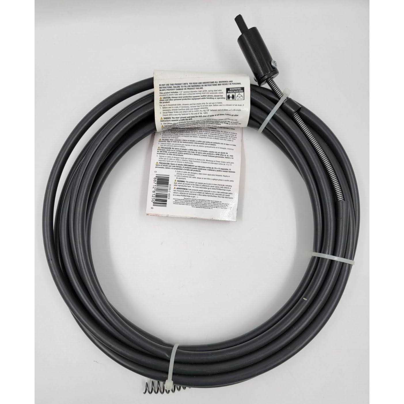 25 ft. Snake Drain Auger Y415