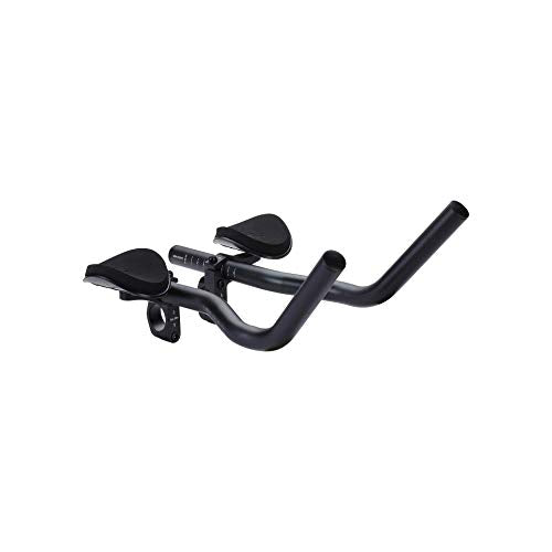 Black 26/31.8 mm Aluminium Two-Piece Tri Bars Bike Handlebar Q133751
