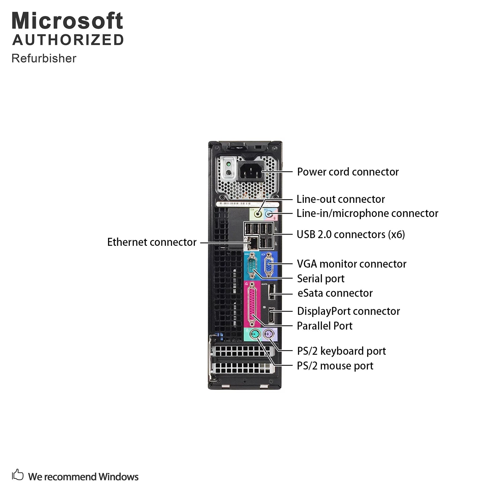 Restored Dell Optiplex 960 3.0GHz C2D 4GB 160GB DVD Windows 10 Pro 64 SFF Computer N695380