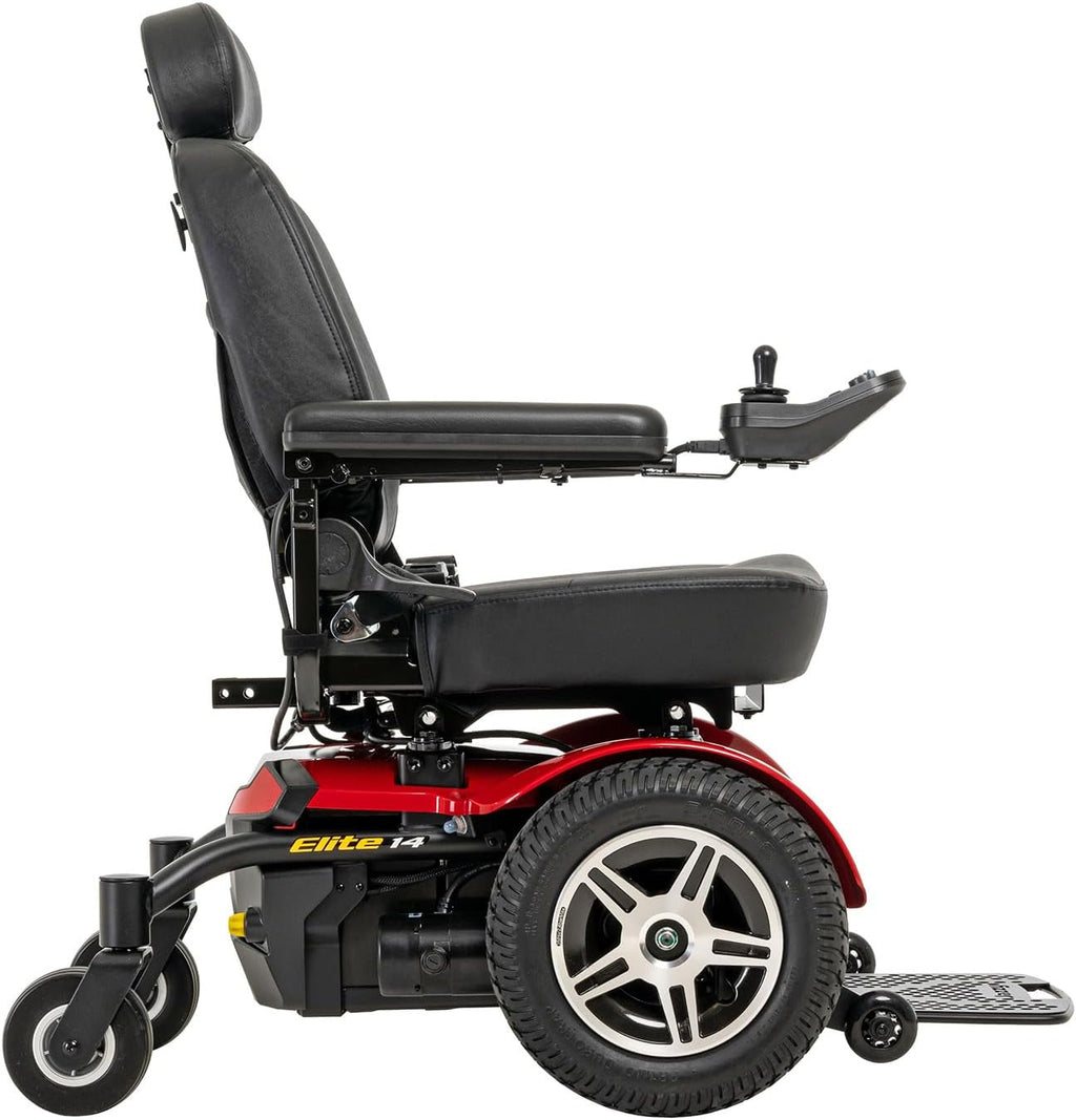 Red Power Chair Motorized Electric Wheelchair J29231