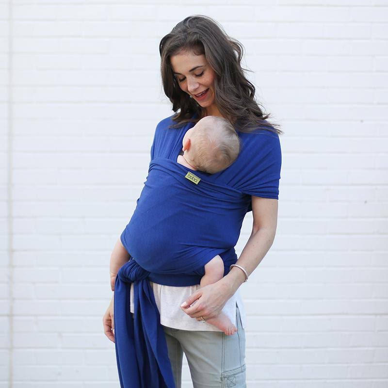 Grey Dark Blue Adjustable Wrap Baby Carrier T60101