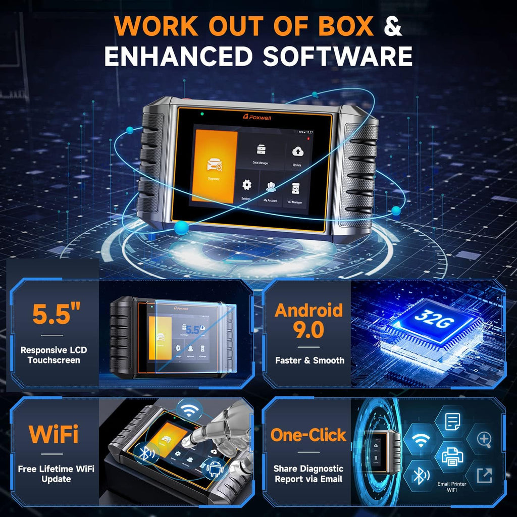 Automotive Scan Tool with 12+ Service Resets Q58628