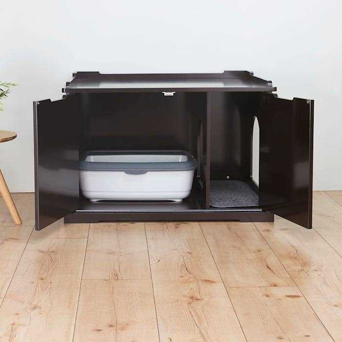 Wooden Pet House XL and Litter Box D8073