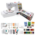 Computerized Sewing & Embroidery Machine with 26 Sewing Thread Spools J295833