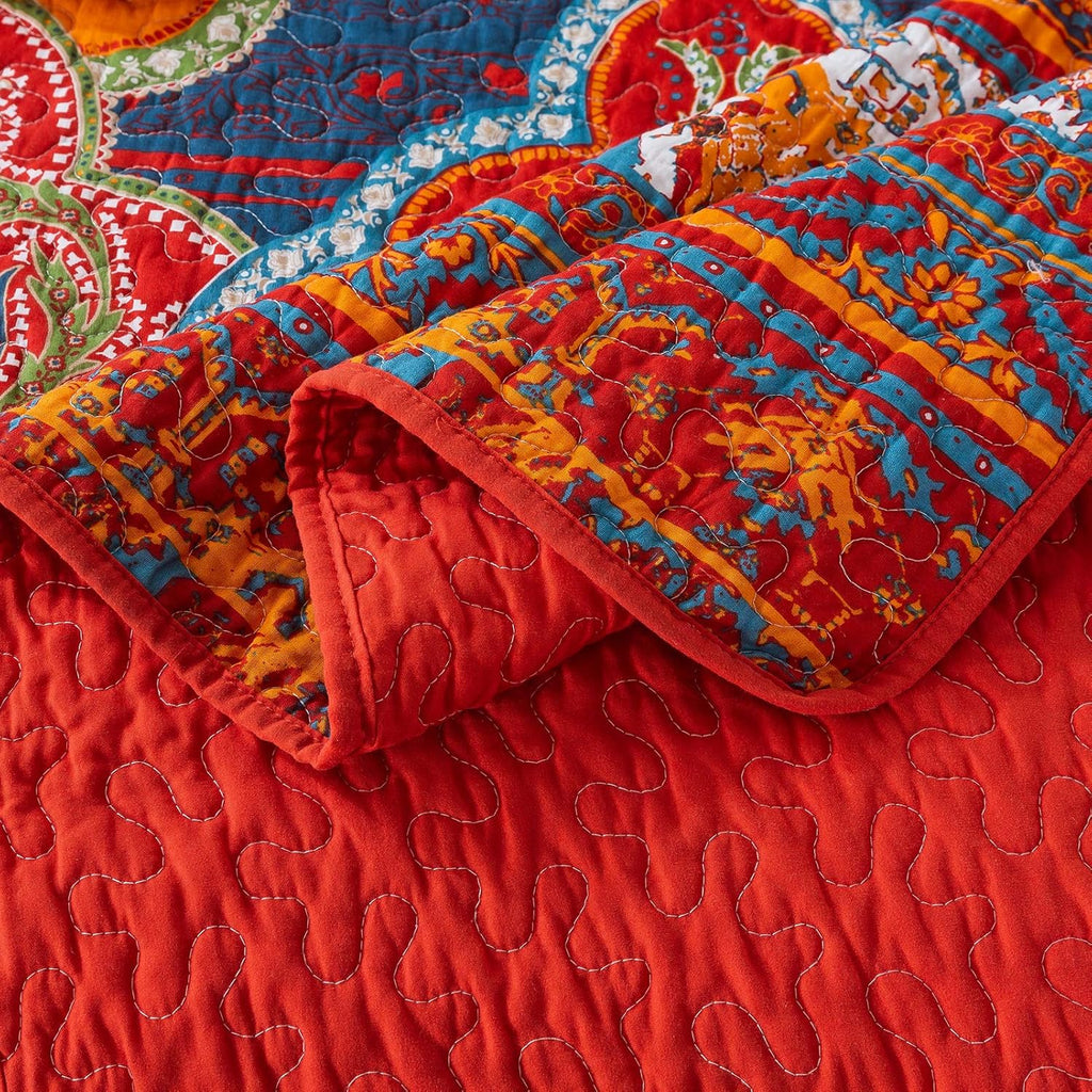 Cotton Bedspread Quilt Set K351643