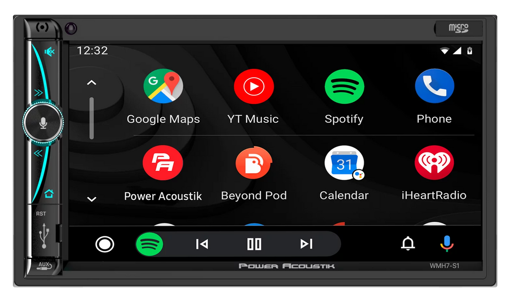 7" Mechless HD LCD Car Stereo Bundle with Bluetooth and 6.5" Speakers N449251