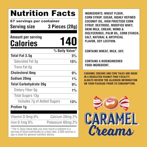 Vanilla Caramel Creams - 5 Pound Bag (80 Ounces) E238