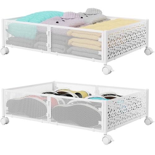 Under Bed Storage Containers with Wheels -4Pack P8972