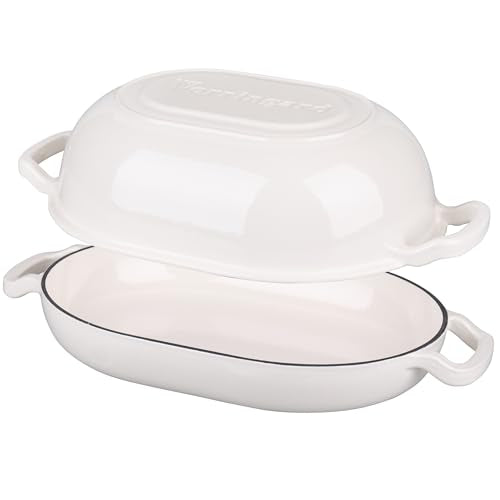 Blue 5QT Enameled Cast Iron Dutch Oven V57075