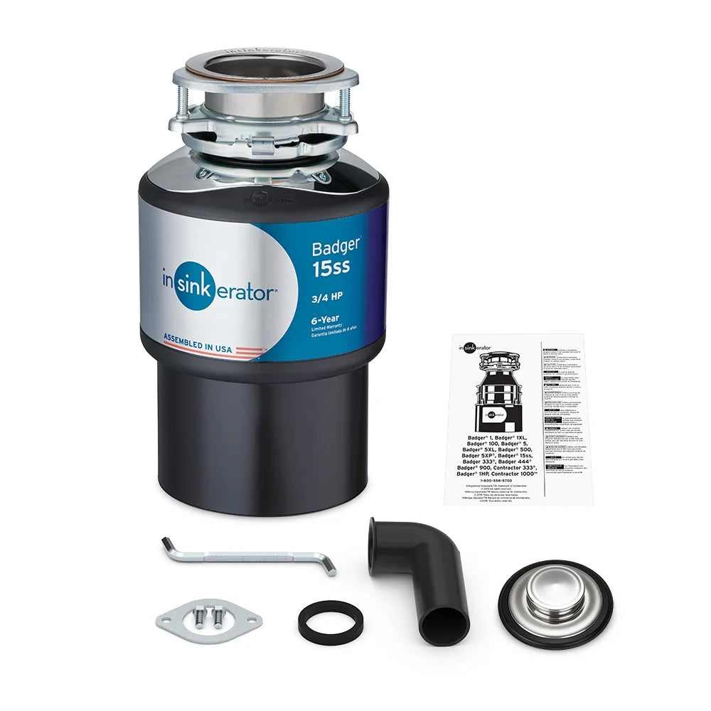 3/4-HP Continuous Feed Garbage Disposal O3814