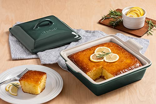 2.5 qt. Stoneware Covered Square Casserole Z99422