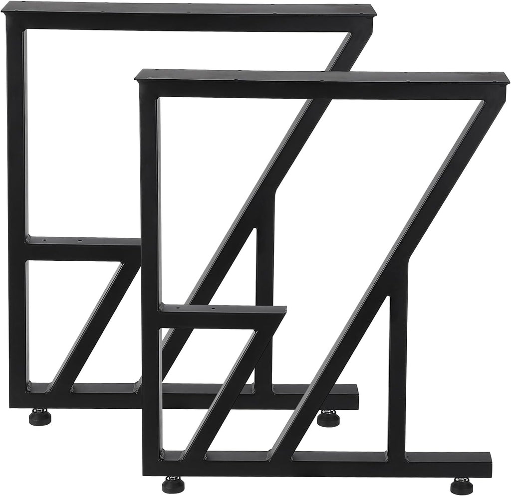 Black Heavy Duty Metal Table Legs 28"x124" (2PCS) H52280