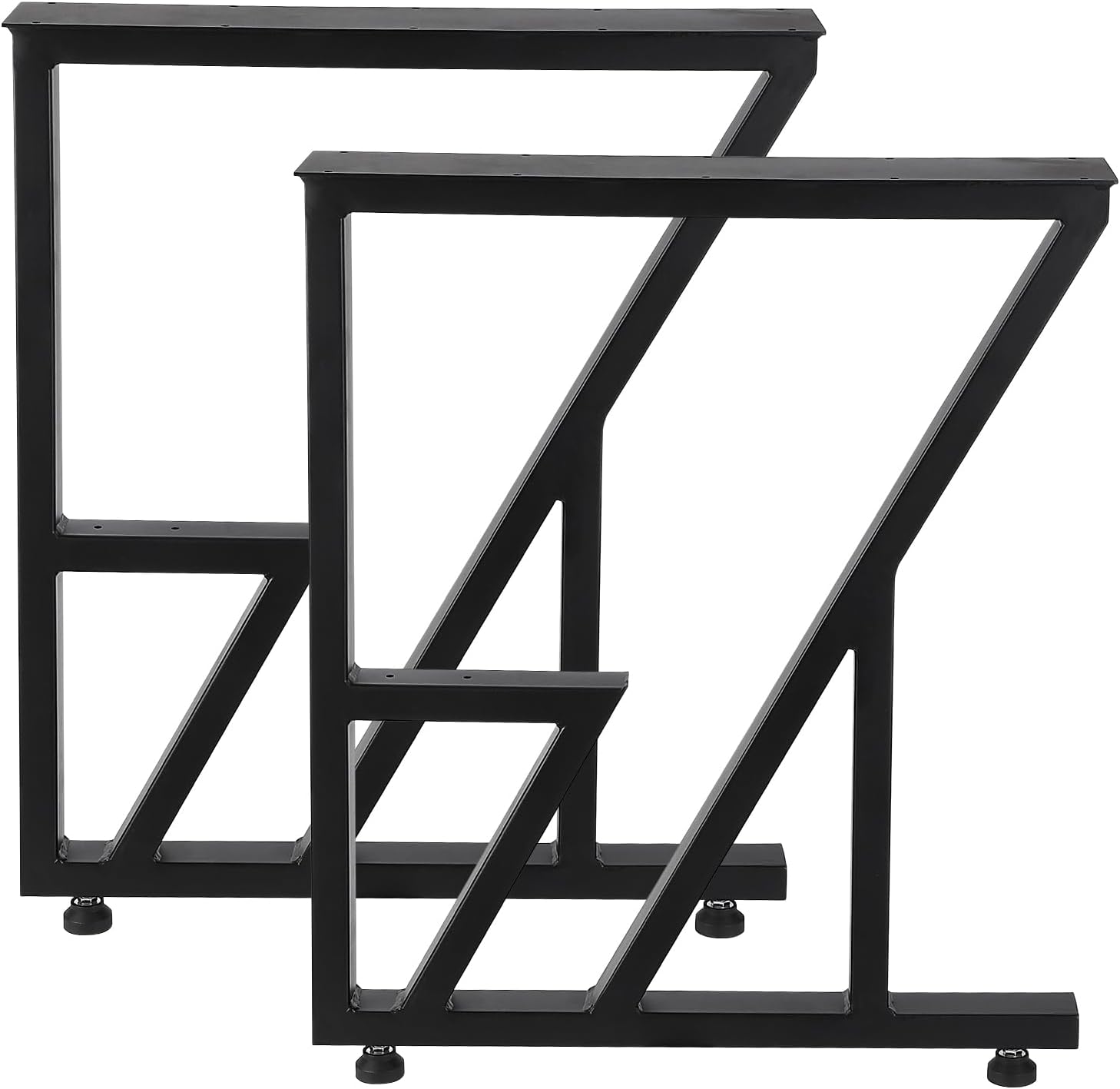 Black Heavy Duty Metal Table Legs 28"x124" (2PCS) H52280