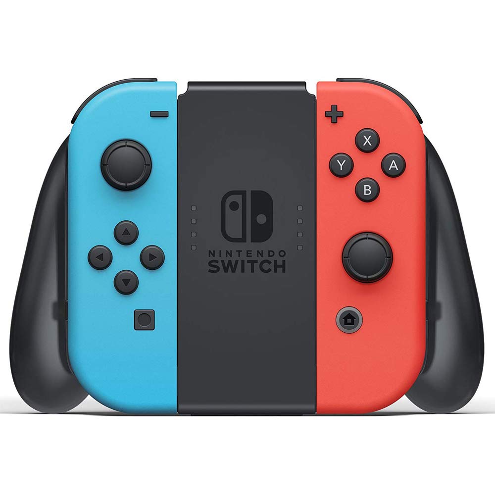 32 GB Console with Neon Blue & Red Joy-Con Bundle with Mario Kart 8 Deluxe + Super Mario Party + Super Mario Maker 2 + Minecraft B1721