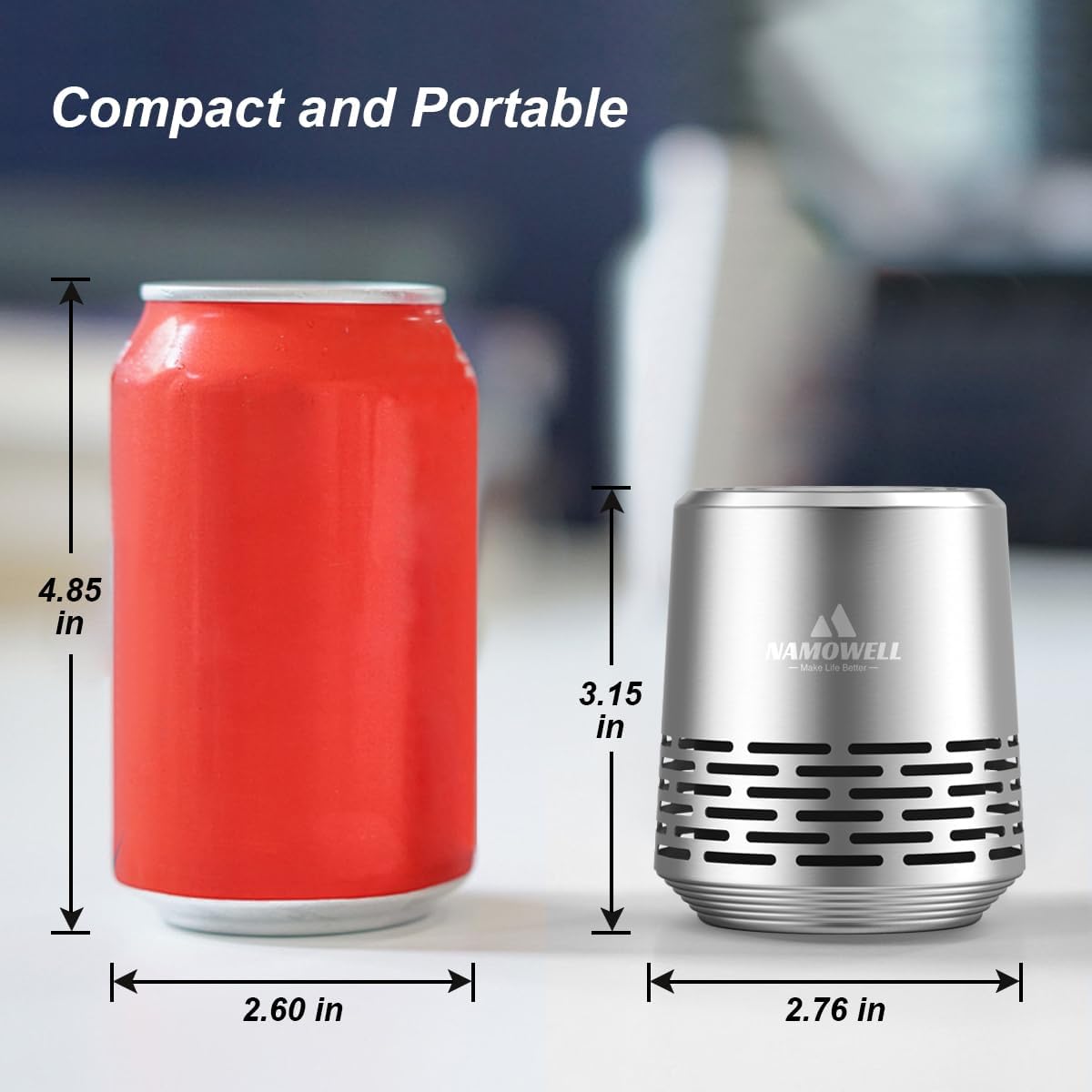 Refrigerator Deodorizer 2-Pack Silver L19504