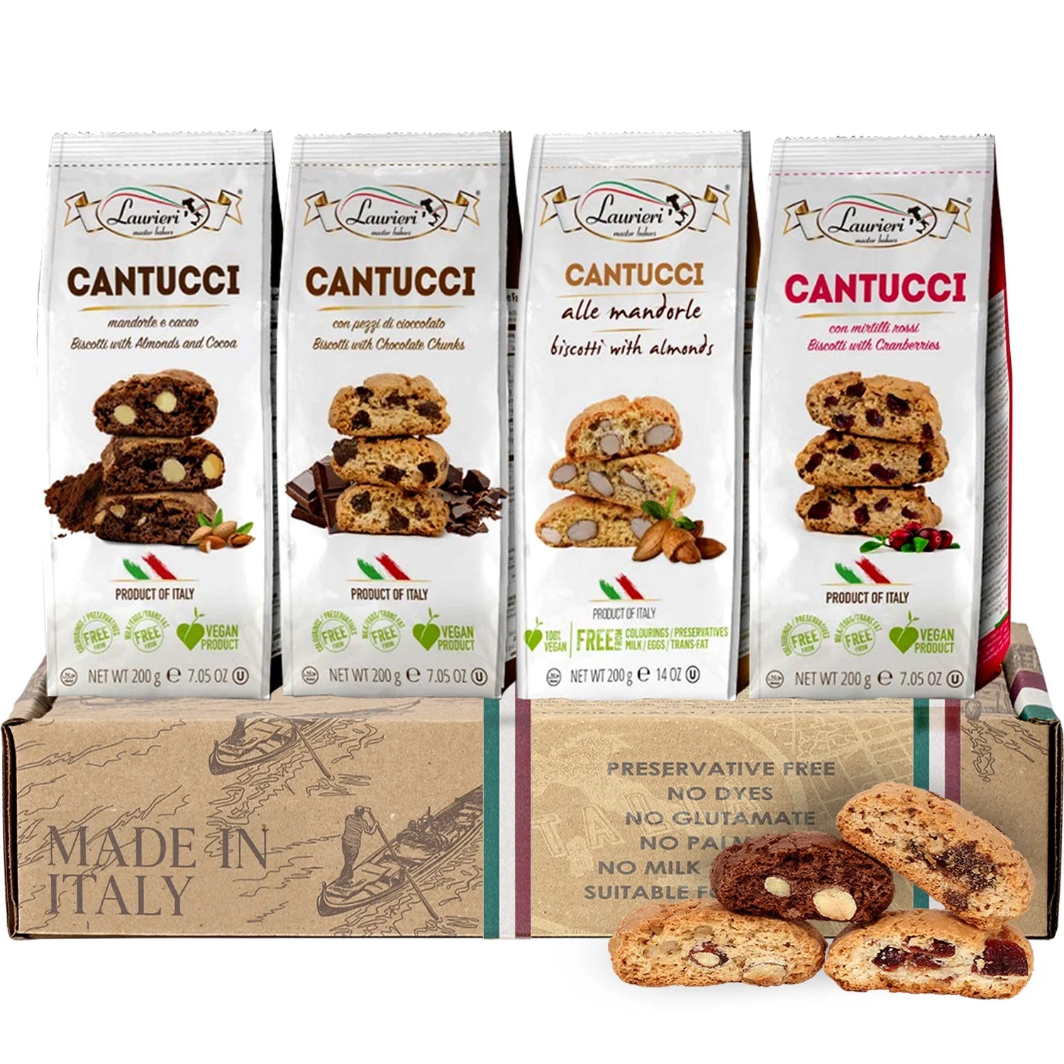 4 Pack Italian Biscotti Cookies F282
