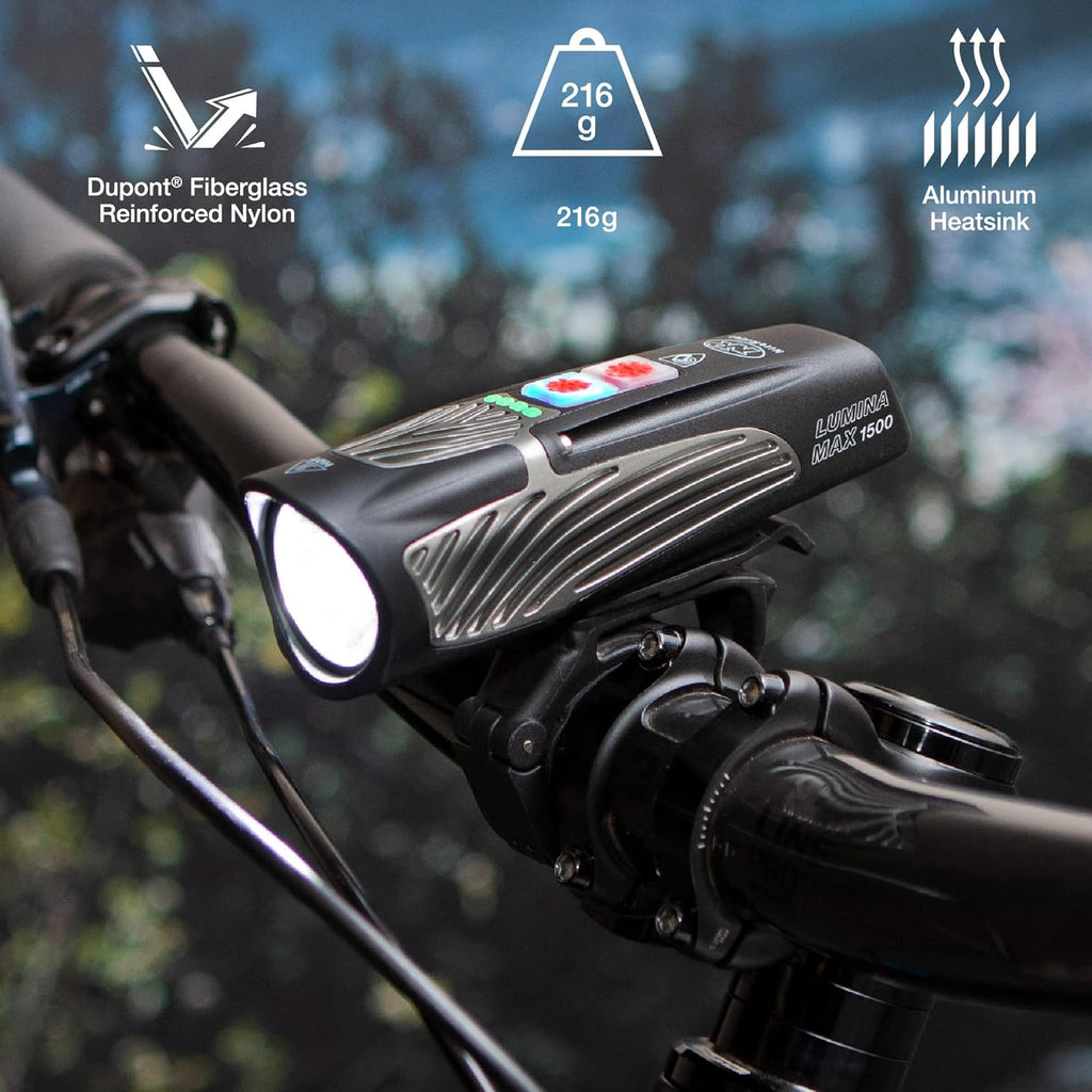 1500 Lumen Rechargeable LED Bike Front Light Q92674