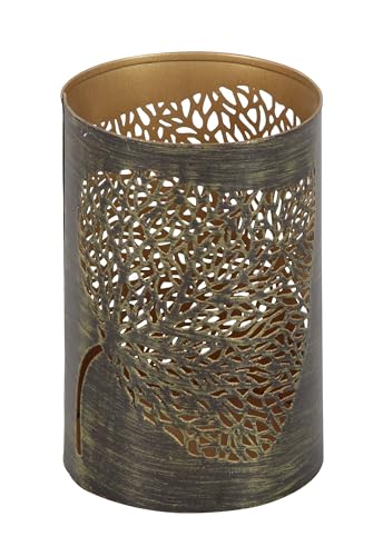 Bronze Metal Hurricane Candle Lantern, 3 Count H762527