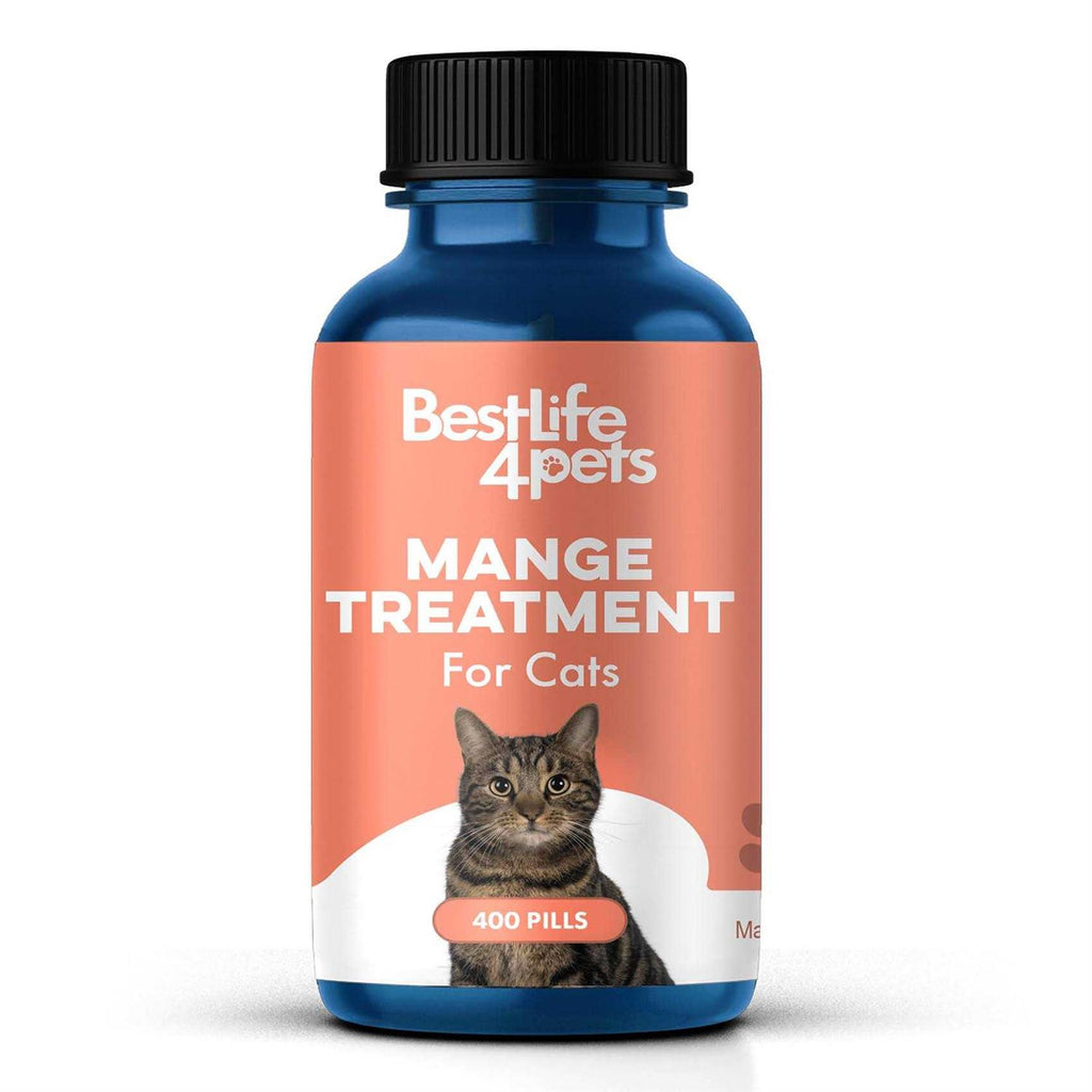 Demodectic Mange and Scabies Relief for Cats Ear Mites & Itch Relief Supplements J6584