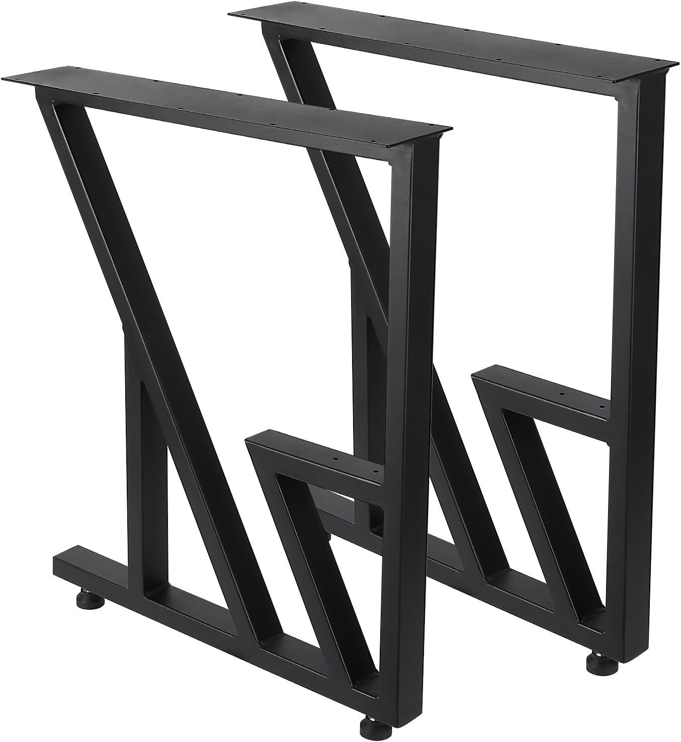 Black Heavy Duty Metal Table Legs 28"x124" (2PCS) H52280