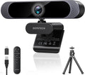 4K Webcam with Sony Sensor, 3X Digital Zoom, Dual Microphones, Auto Focus I8701