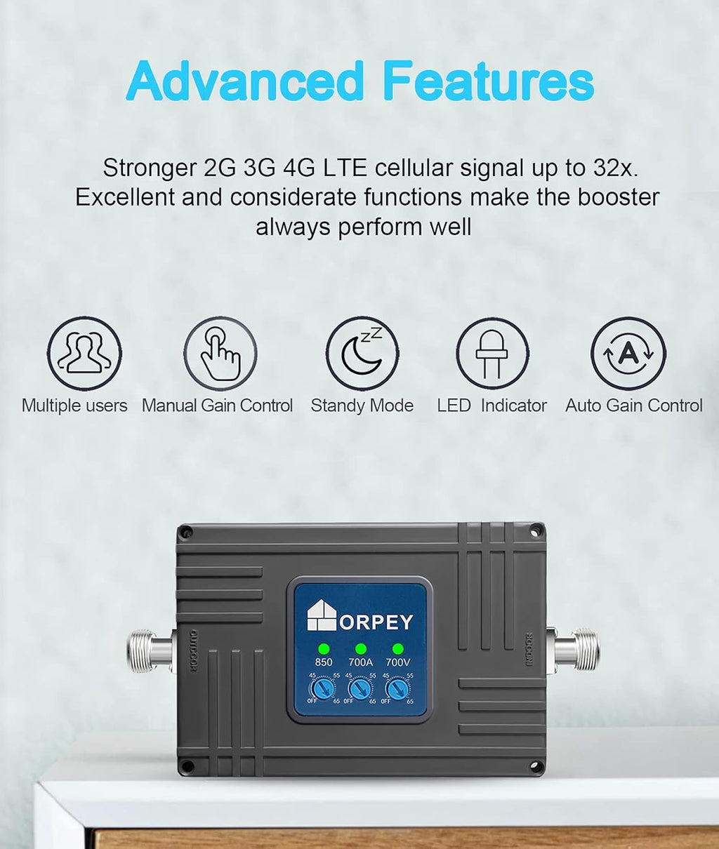 Cell Phone Signal Boosters 5G 4G LTE A1404