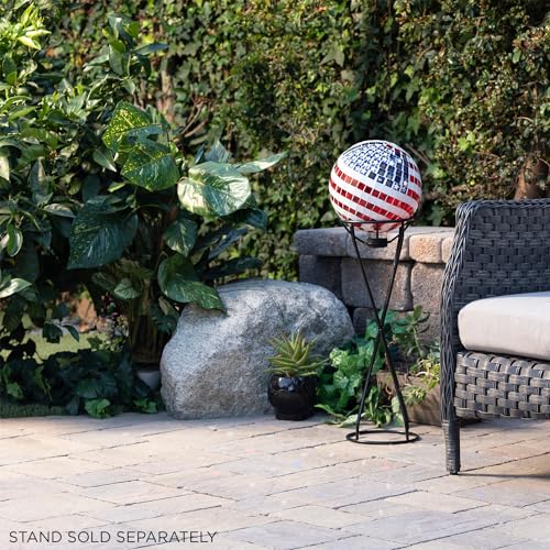 10" Diameter Glass Mosaic Gazing Globe I972