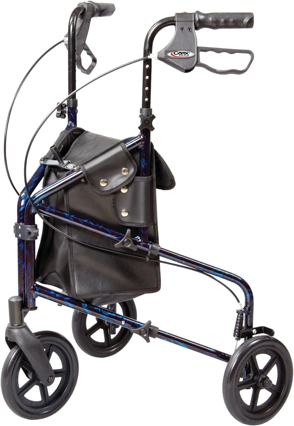 3 Wheel Foldable Walker with Height Adjustable Handles D32877
