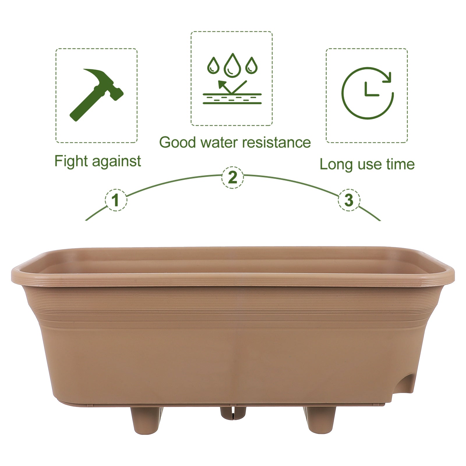 Rectangular Plant Pots Planter P2566