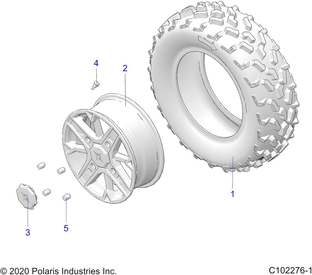 26x9-R14 AT Tire E509235