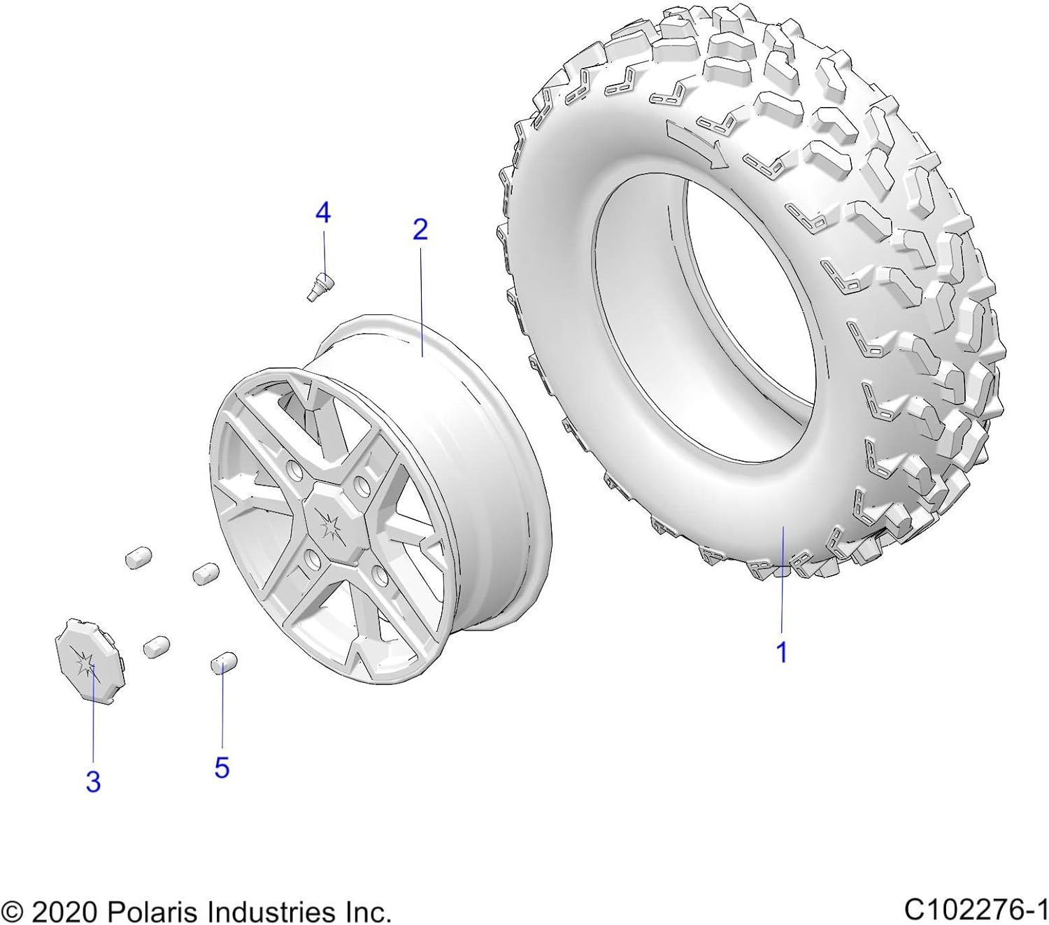26x9-R14 AT Tire E509235