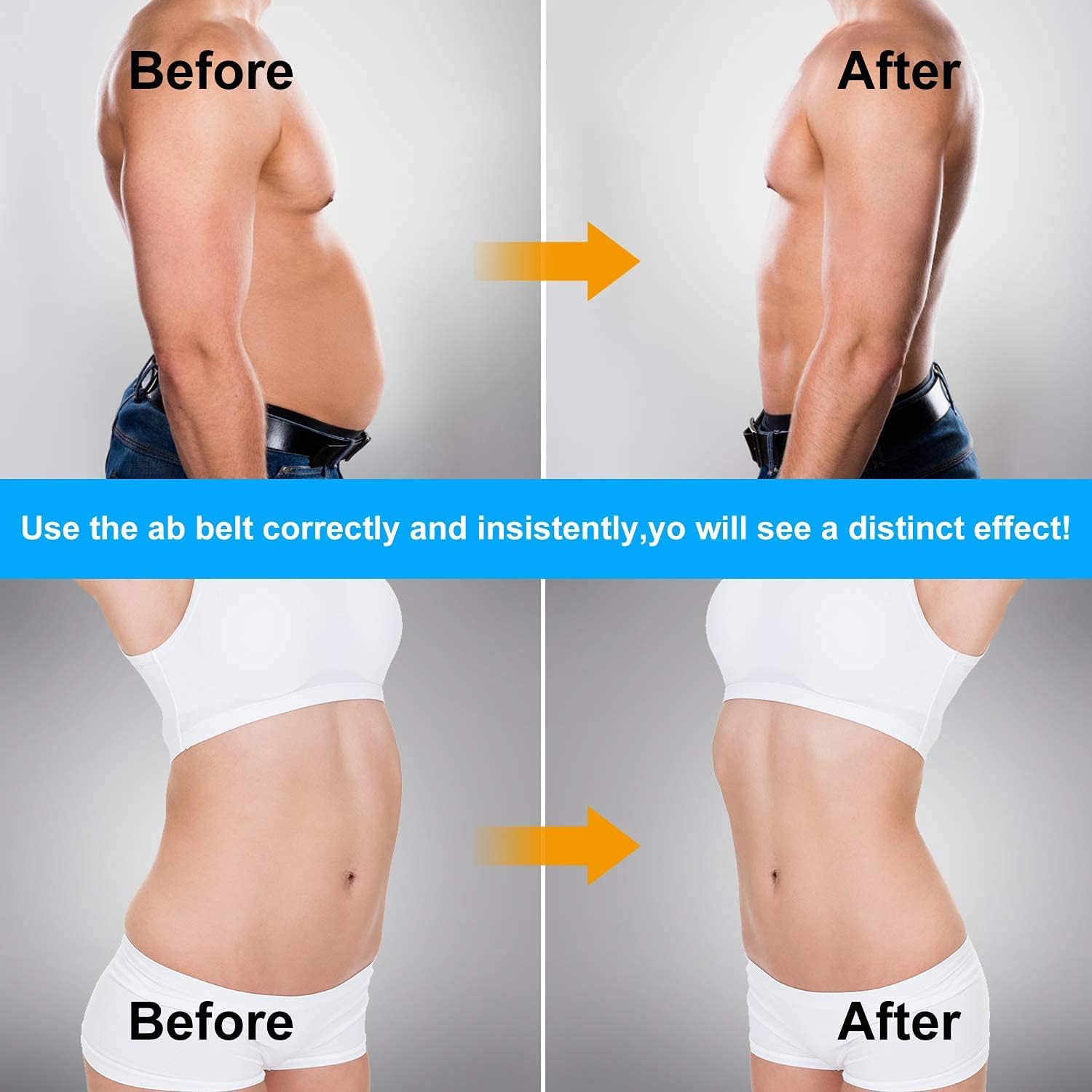 EMS Ab Toning Training Belt M349