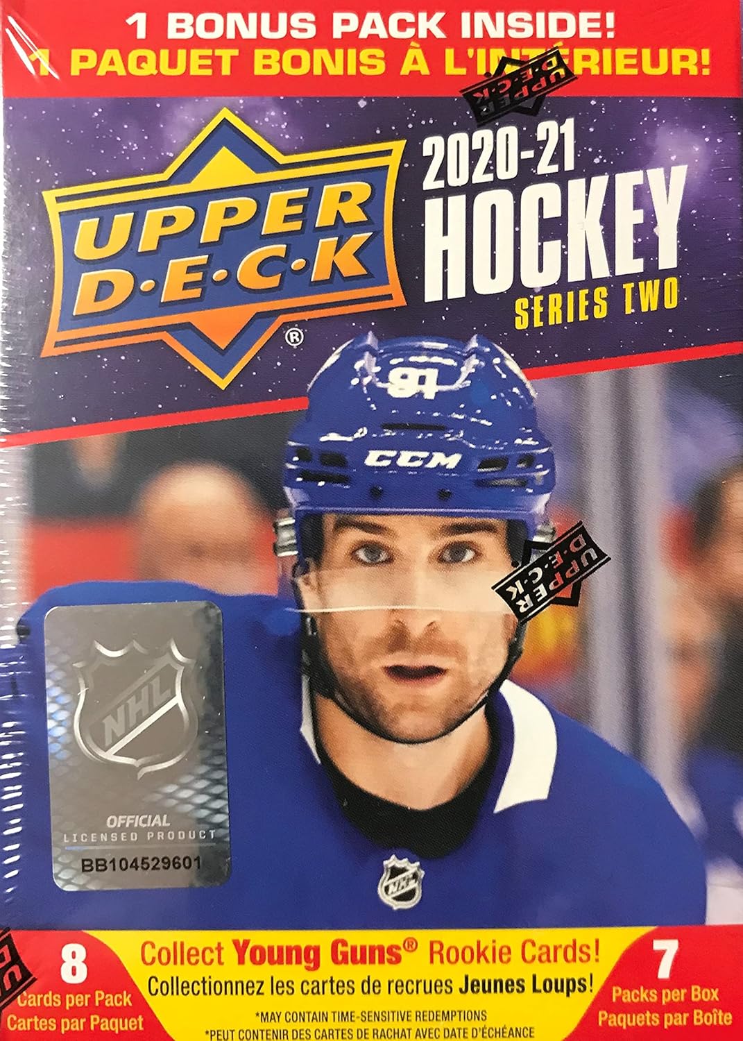 6 Packs Plus 1 Bonus Pack Hockey Blaster Box Q66411