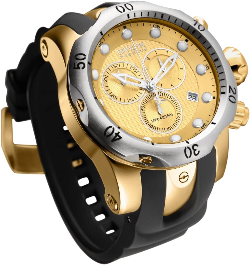 Black Analog Swiss Quartz Watch M714417