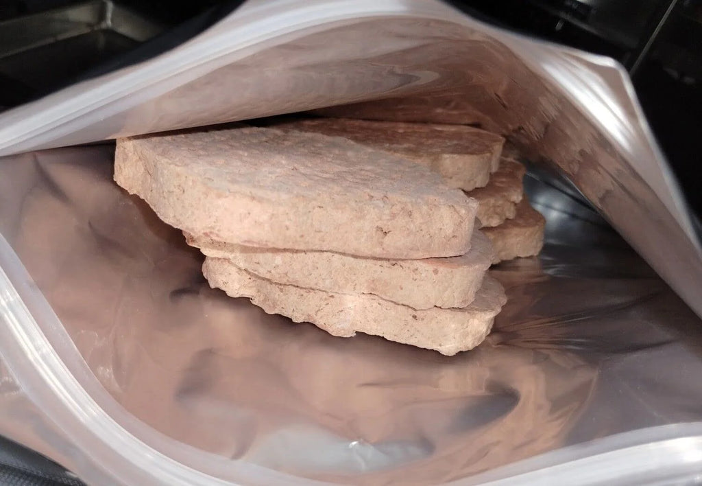 6 Large 1/3Lb. Freeze Dried Sirlon Hamburger Patties Uncooked N919