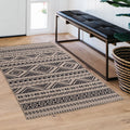 6x9 Washable Non-Slip Geometric Area Rug E539