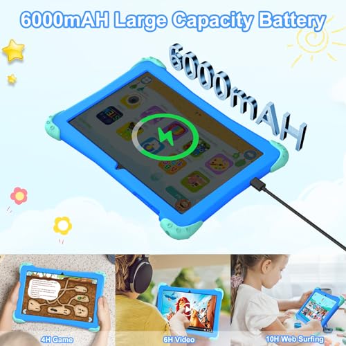10 inch Android 14 Tablet with Case G547