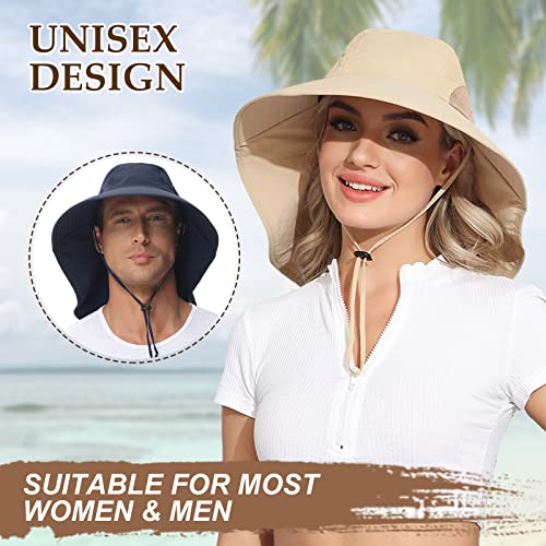 Outdoor Sun Hat with Neck Flap Wide Brim Fishing Hat G479520