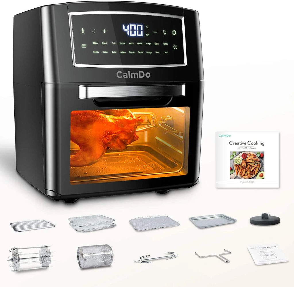 18 in 1 Air Fryer Toaster Oven Combo, 12.7QT, 1500w W9034