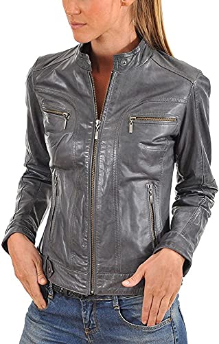 Lambskin Leather Motorcycle Jacket R20560