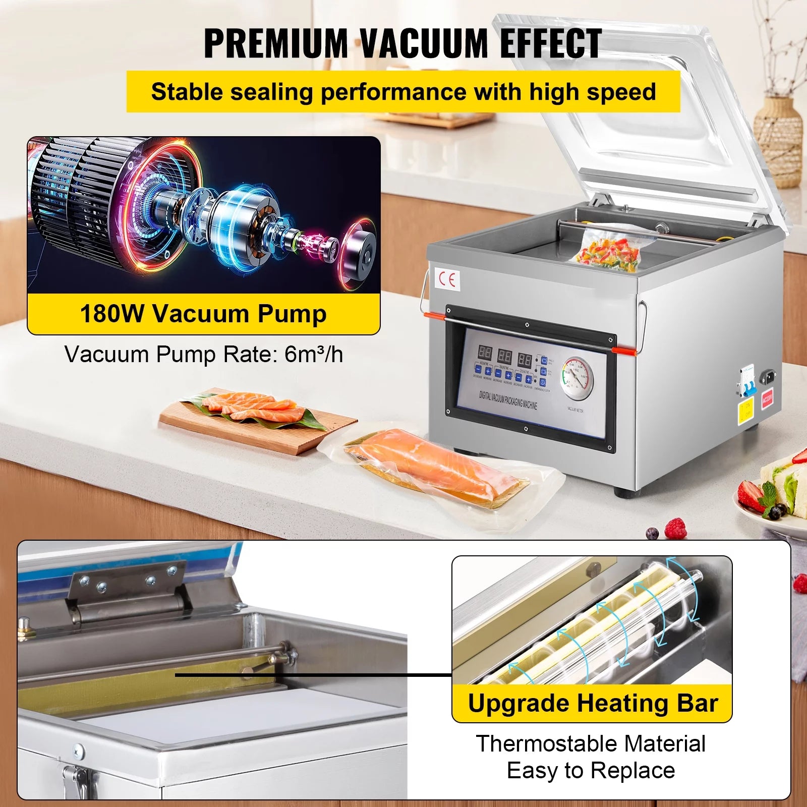 Chamber Vacuum Sealer 320mm 110v Z63330