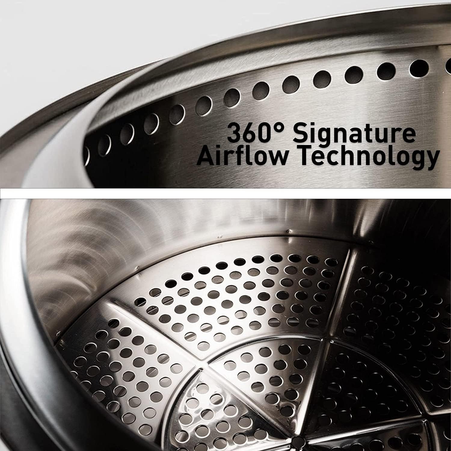 15 Inch Smokeless Stainless Steel Fire Pit with Carry Case T932