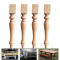 Solid Wood Furniture Legs 4pcs Wooden Table Legs Set F462003