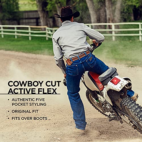 Mens Cowboy Cut Original Fit Active Flex Jeans V8787