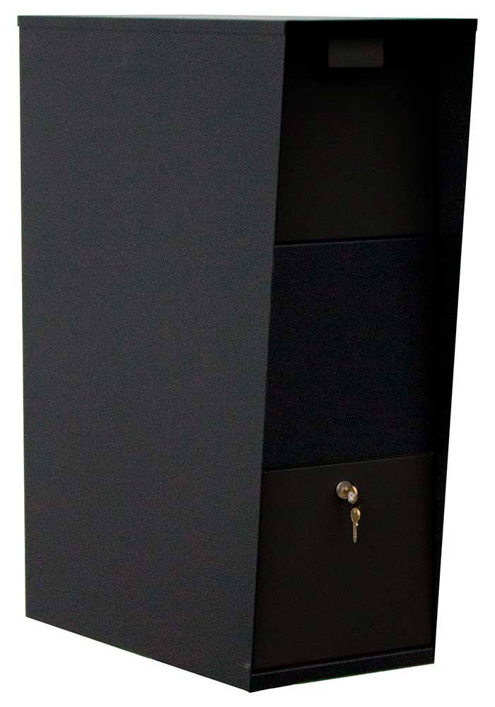 Black Mailbox with Post A62430
