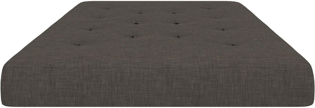 8-Inch Pocket Spring Coil Futon Mattress, Full, Taupe Gray Z42285