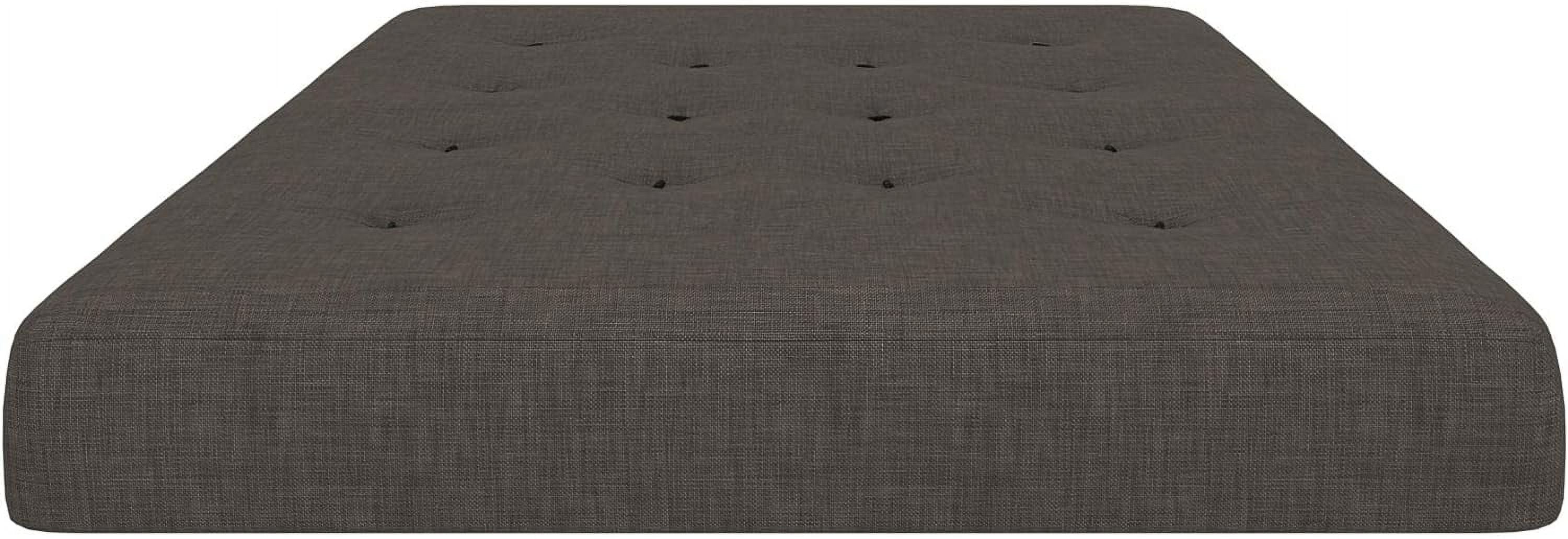 8-Inch Pocket Spring Coil Futon Mattress, Full, Taupe Gray Z42285