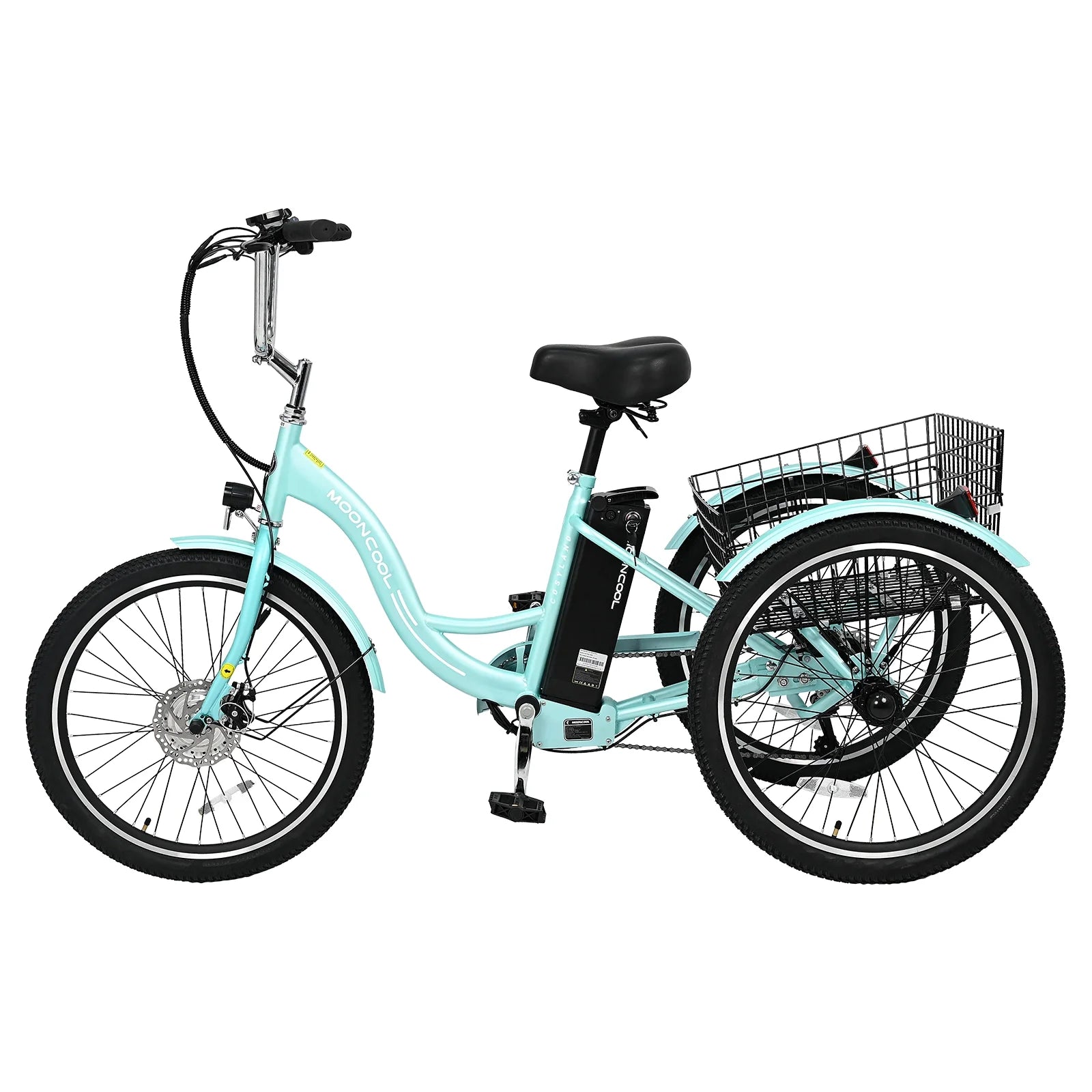3 Wheel Electric Tricycle with Removable Lithium Battery B2604