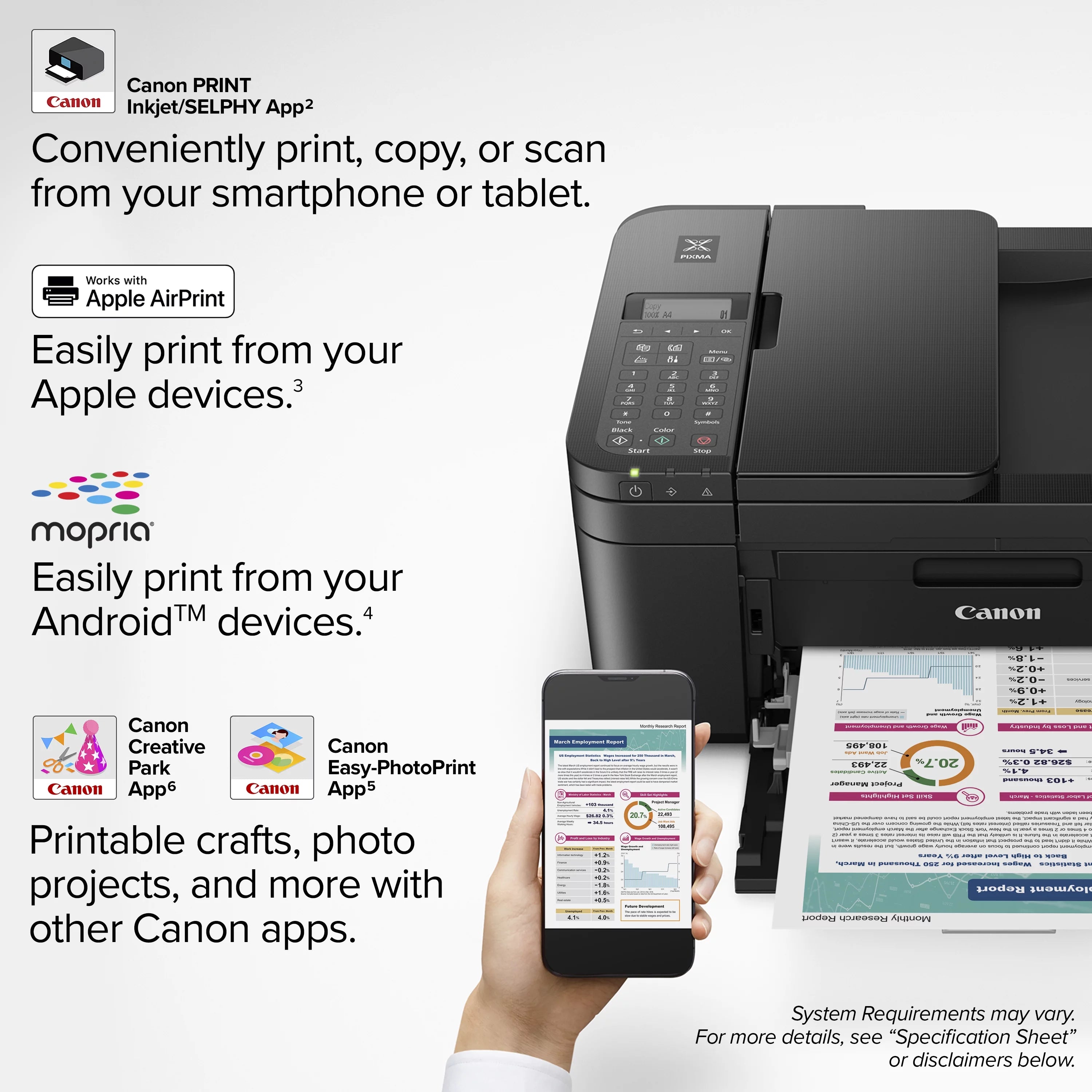 Wireless InkJet Printer with ADF I43913