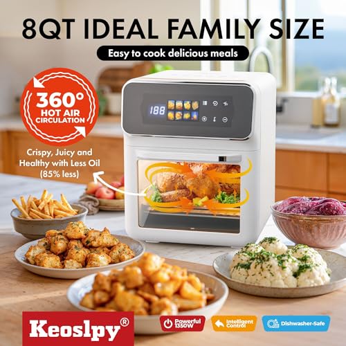 8Qt Air Fryer Oven with Digital Timer O895690